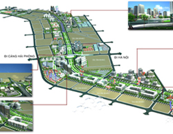 Công bố qui hoạch chi tiết khu đô thị ven sông Lạch Tray